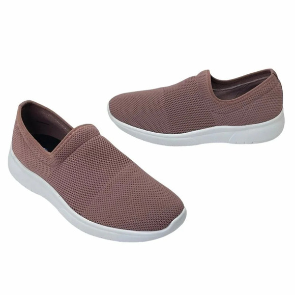 Aqua College Kady Dusty Pink Knit Womens Sneakers - Picture 9 of 11